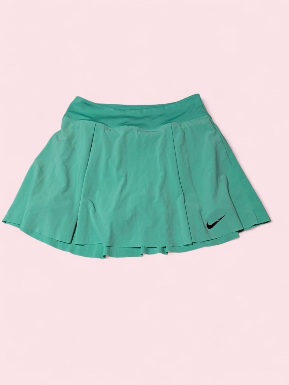 Nike Teal Pleated Athletic Mini Skirt
